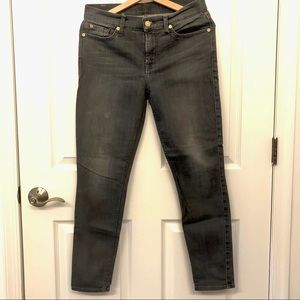 7 Skinny Jean Gray Size 28